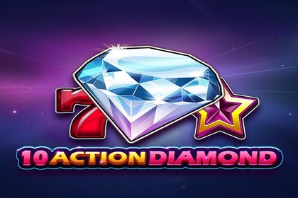 10 Action Diamond Online Slot Logo