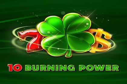 10 Burning Power Online Slot Logo