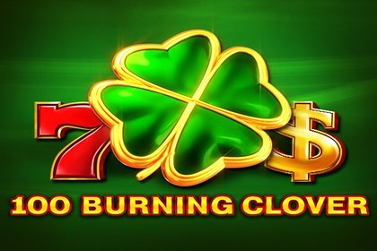 100 Burning clover Online Slot Logo