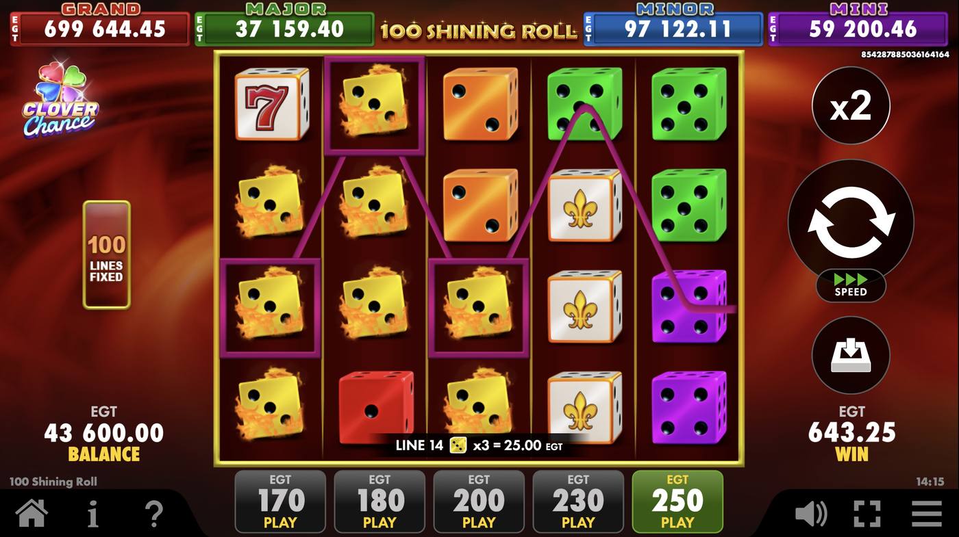 100 Shining Roll: image of winning