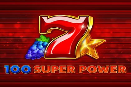 100 Super Power Online Slot Logo