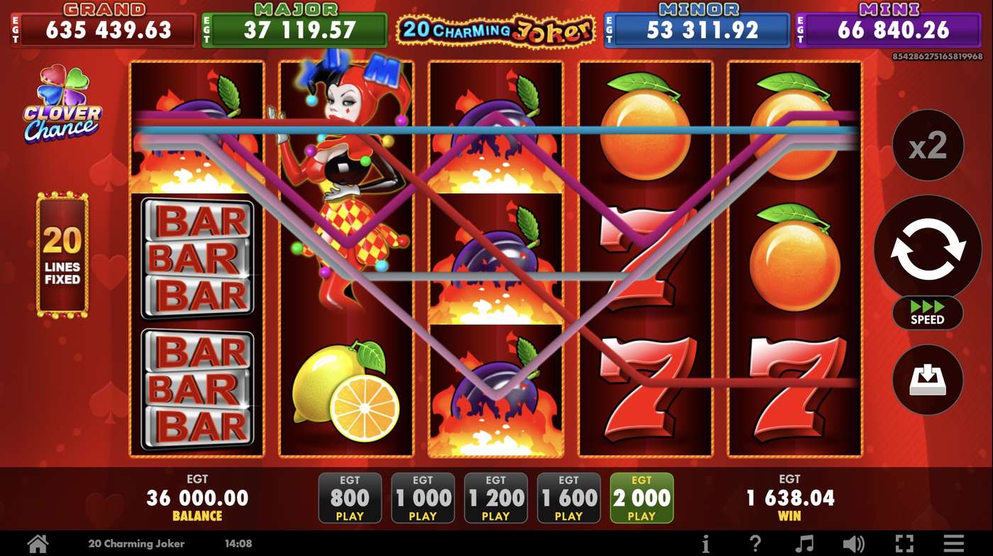 20 Charming Joker: image of winning