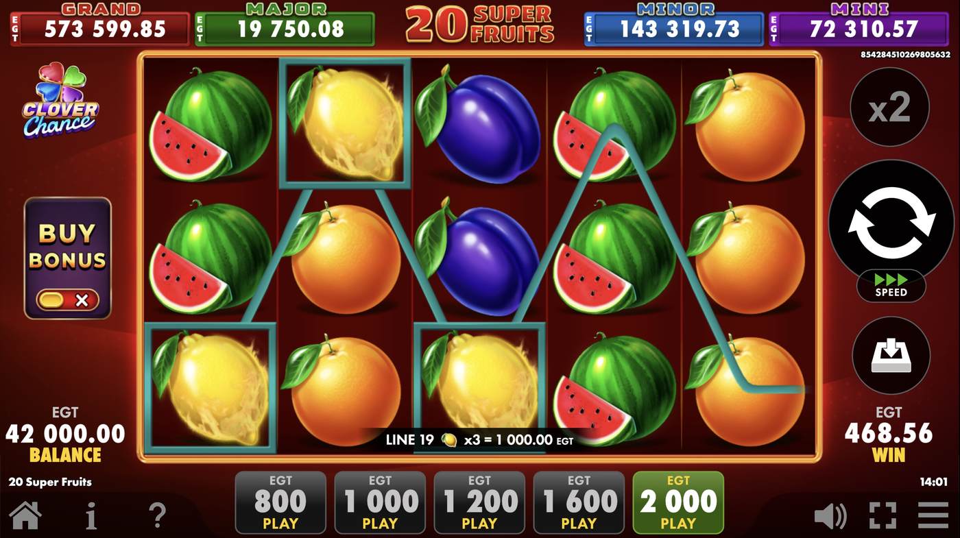 20 Super Fruits: image of winning