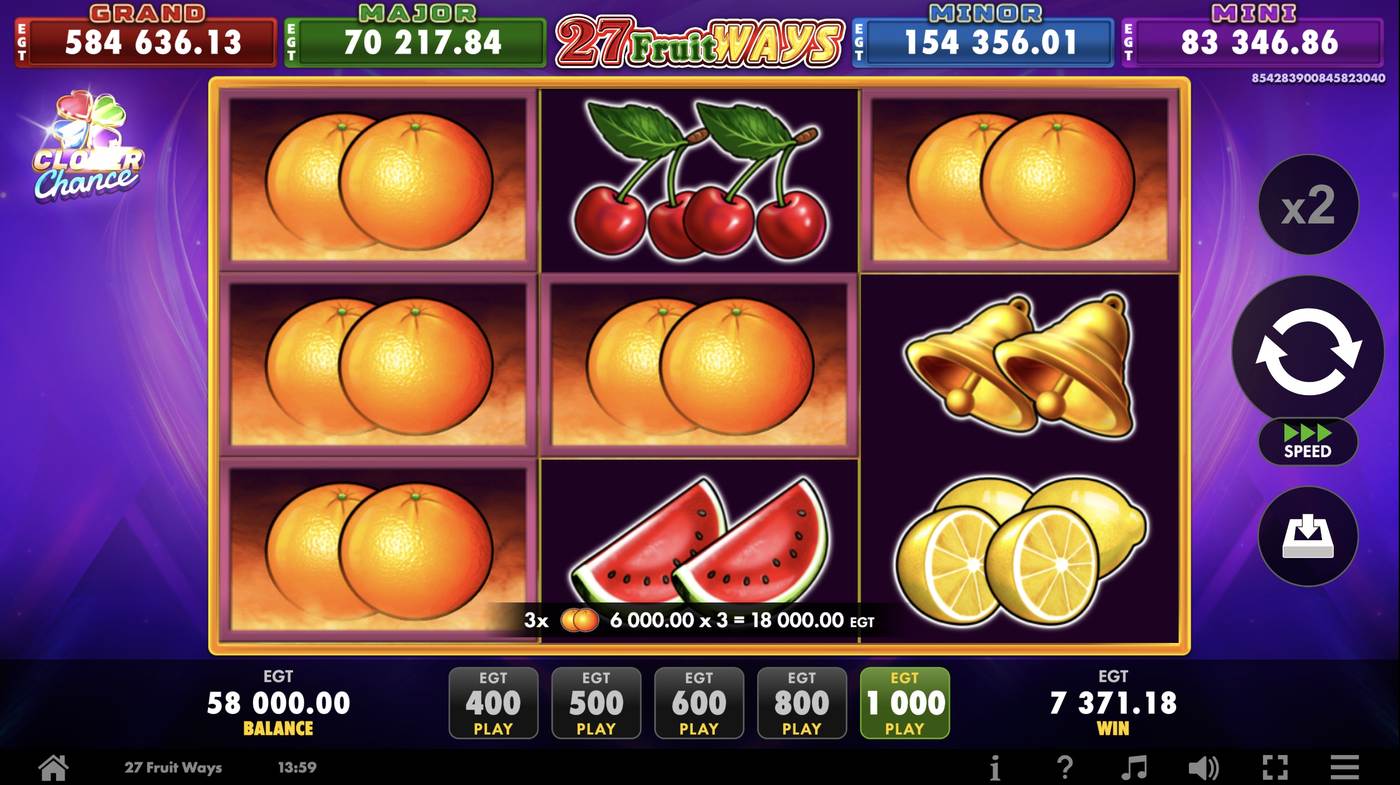 27 Fruit Ways: image of winning
