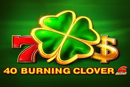 40 Burning Clover 6 Reels Online Slot Logo
