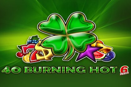 40 Burning Hot 6 reels Online Slot Logo