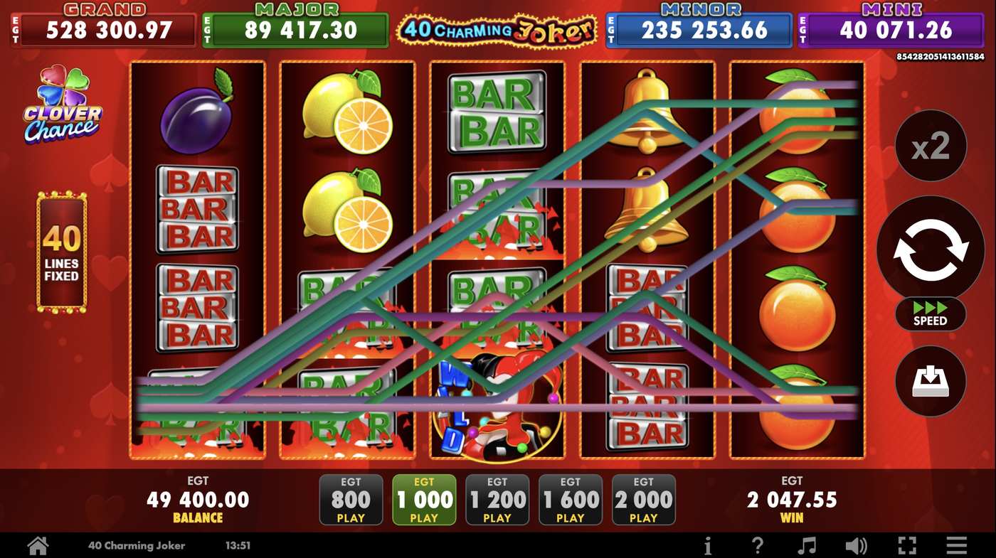 40 Charming Joker: image of winning