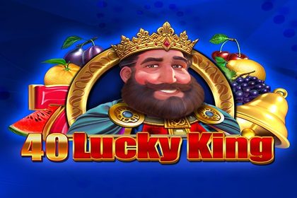 40 Lucky king Online Slot Logo