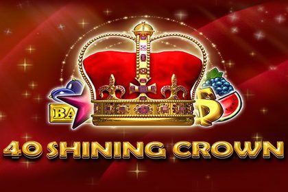 40 Shining Crown Bell Link Online Slot Logo