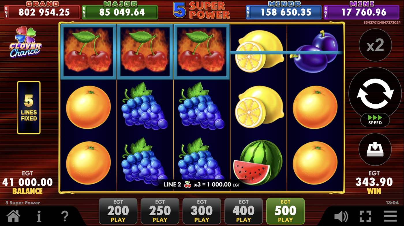 5 Super Power: image of winning