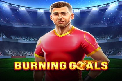 Burning Goals Online Slot Logo
