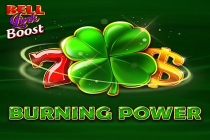 Burning Power Bell Link Boost Online Slot Logo