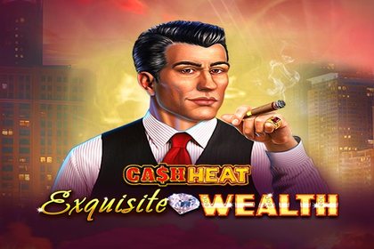 Exquisite Wealth Cash Heat Online Slot Logo