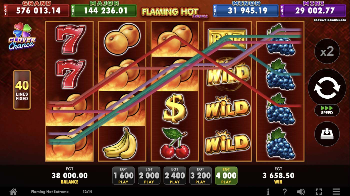 Flaming Hot Extreme: image of winning