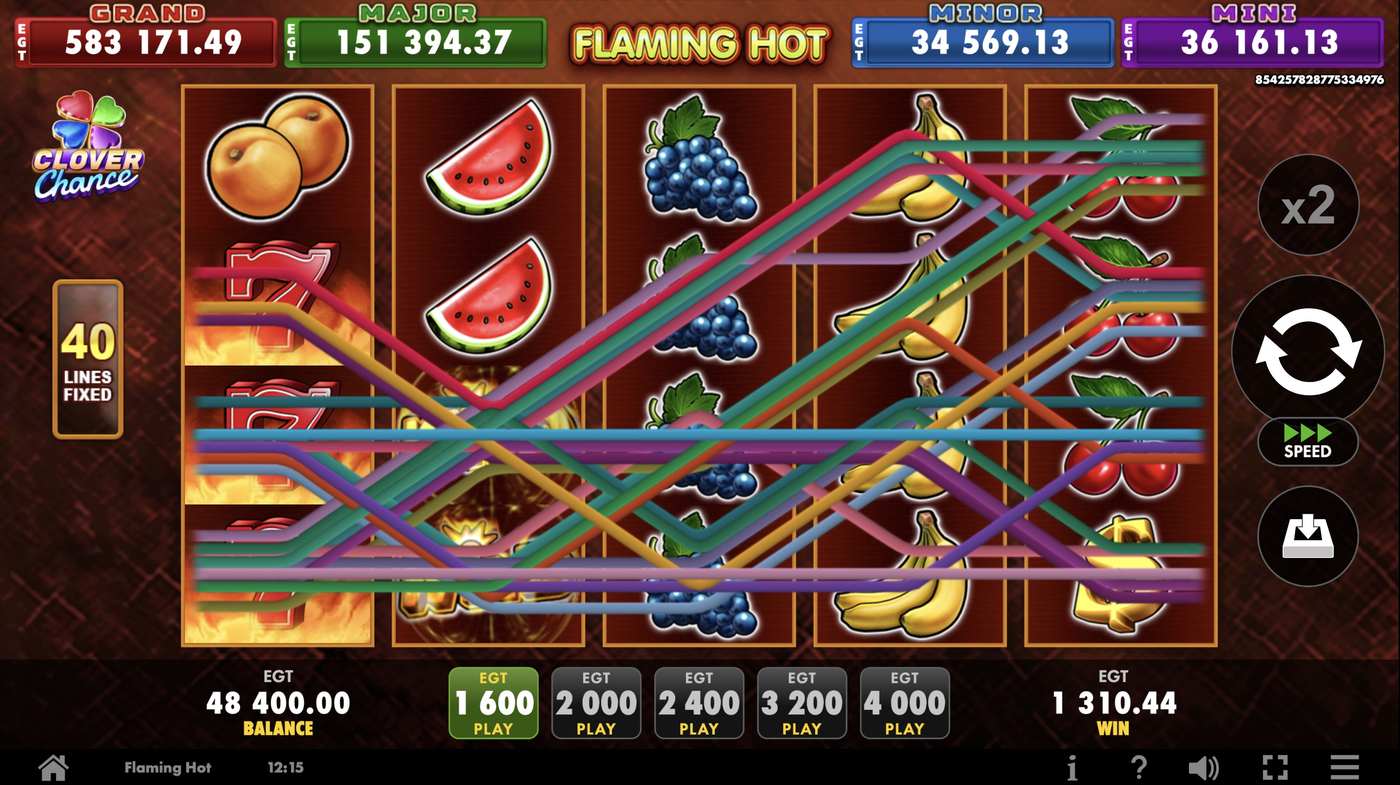 Flaming Hot: image of winning
