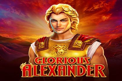 Glorious Alexander Gods & Kings Link Online Slot Logo