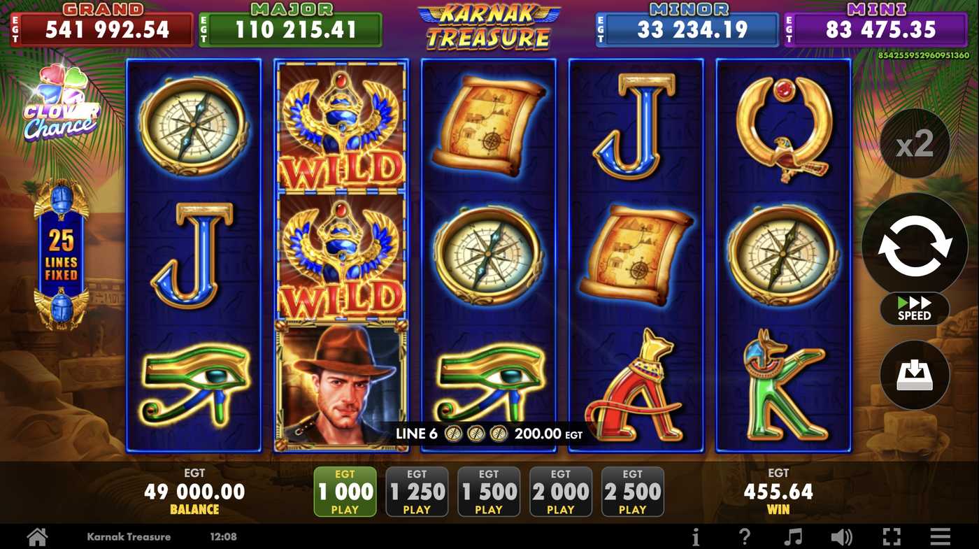 Karnak Treasure: image of winning