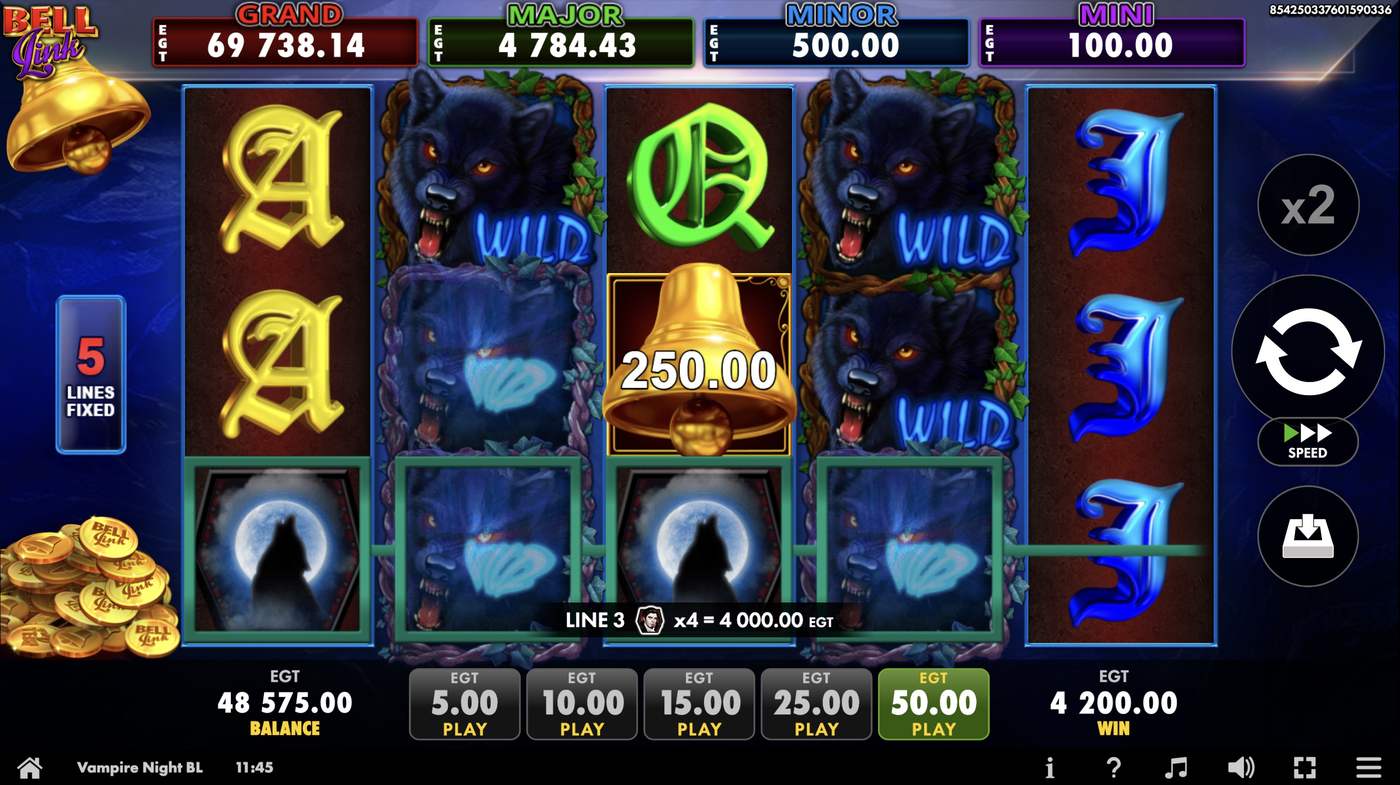 Vampire Night Bell Link: image of winning