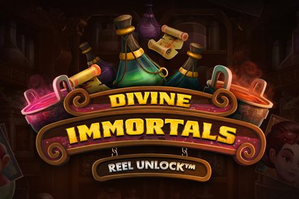 Divine Immortals Online Slot Logo