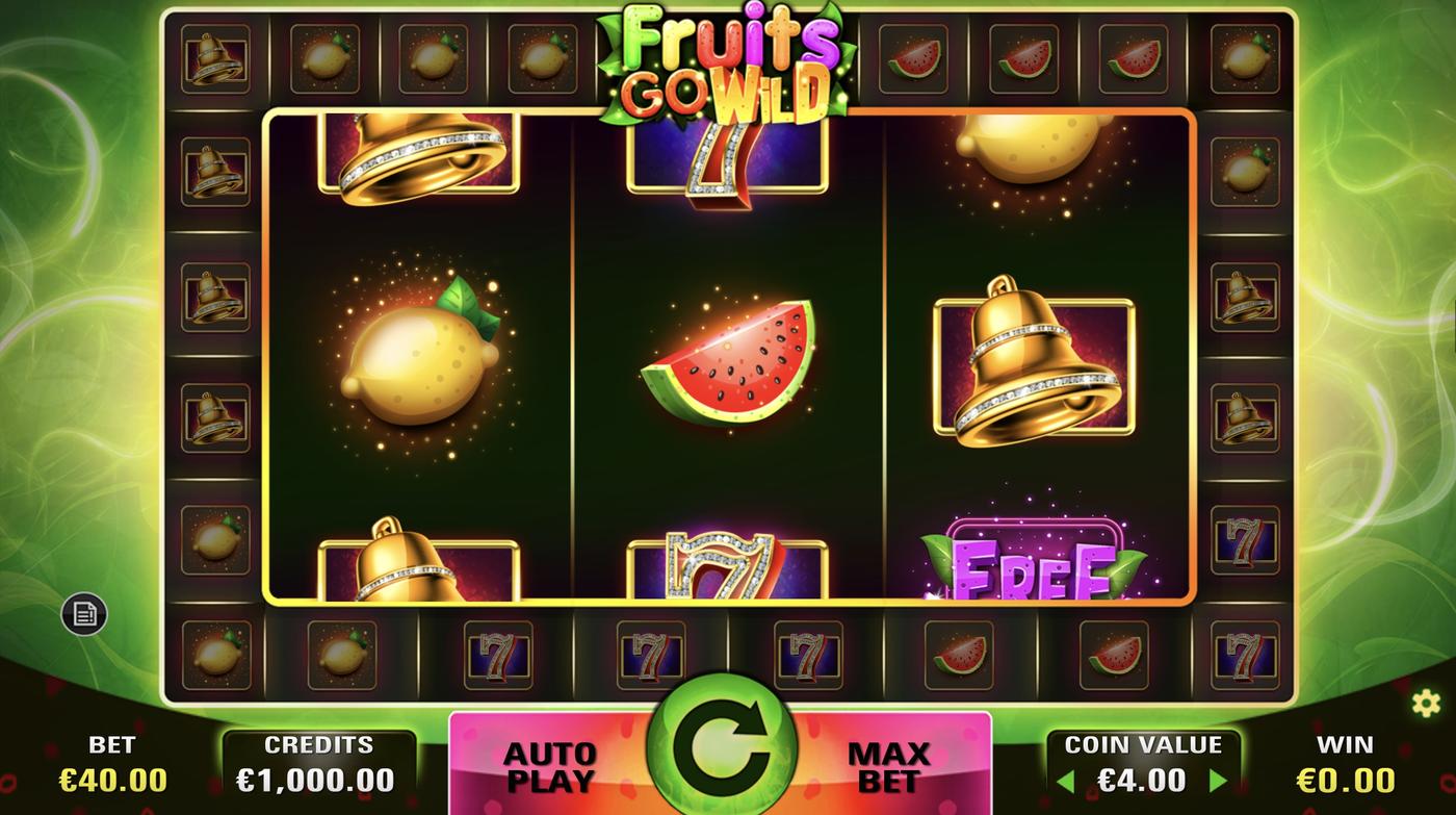 Fruits Go Wild: image of main menu