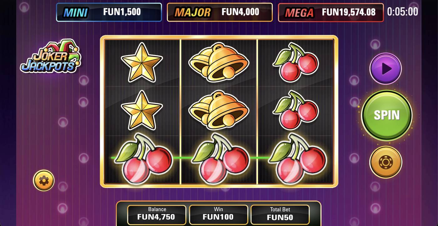 Joker Jackpots: image of winning