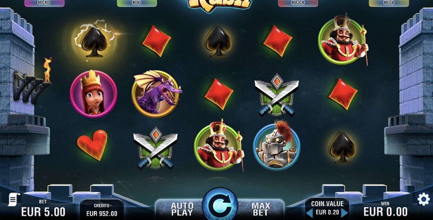 Royal Rush: image of main menu