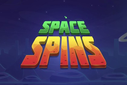Space Spins Online Slot Logo