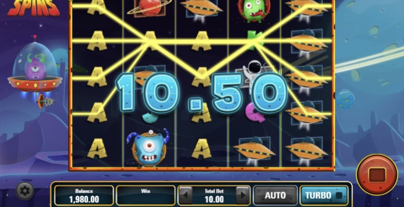Space Spins: image of winning