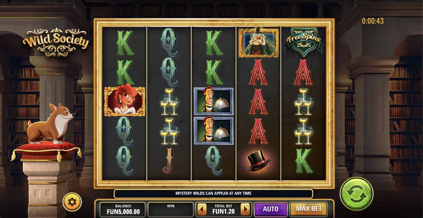 Wild Society: image of main menu