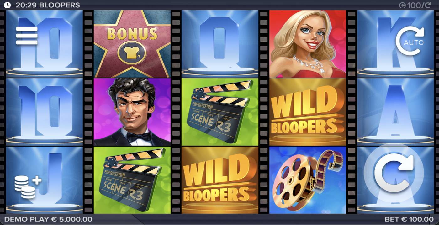 Bloopers: image of main menu