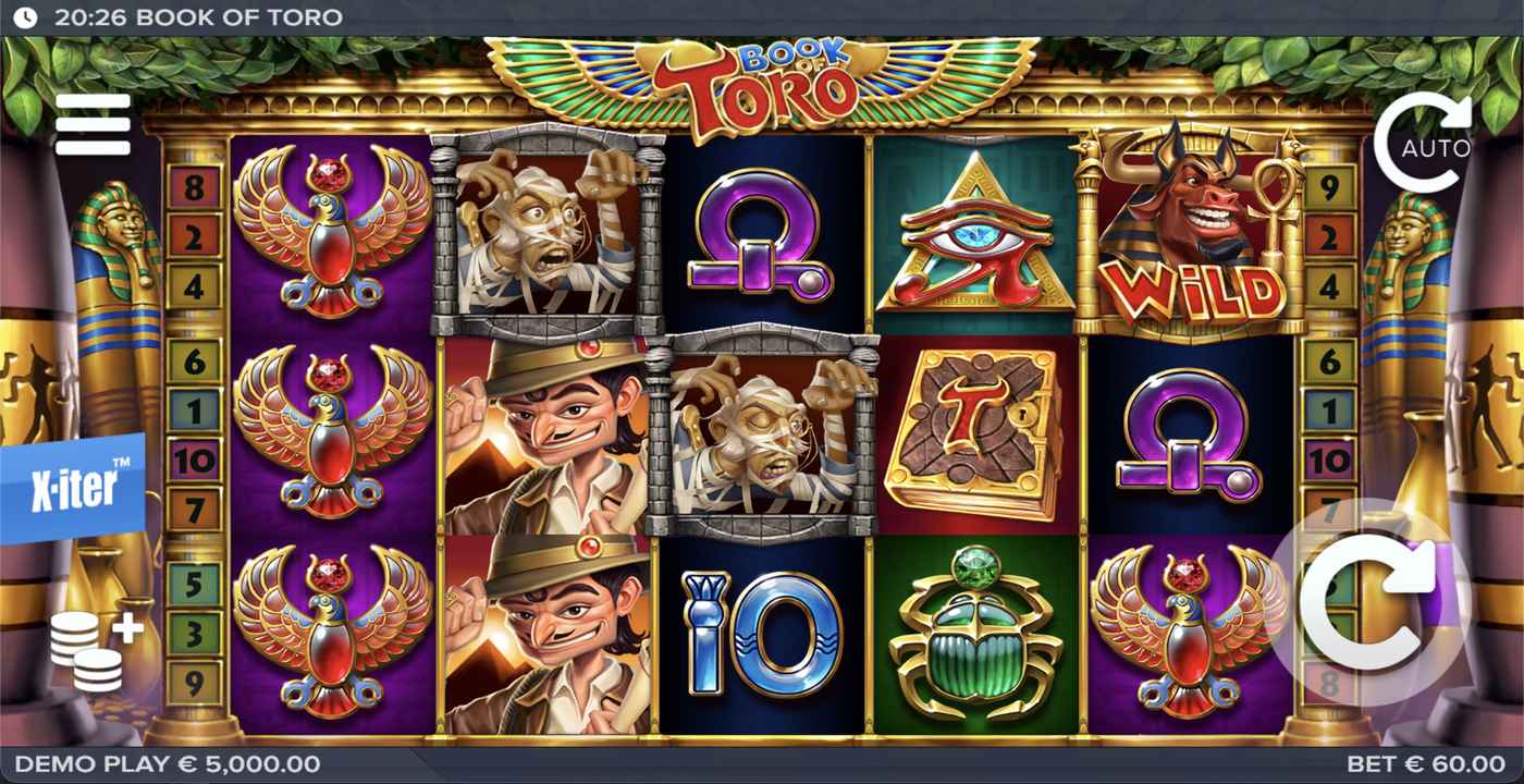 Book of Toro: image of main menu