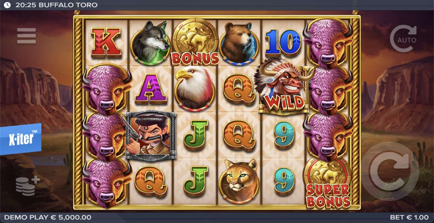 Buffalo Toro: image of main menu
