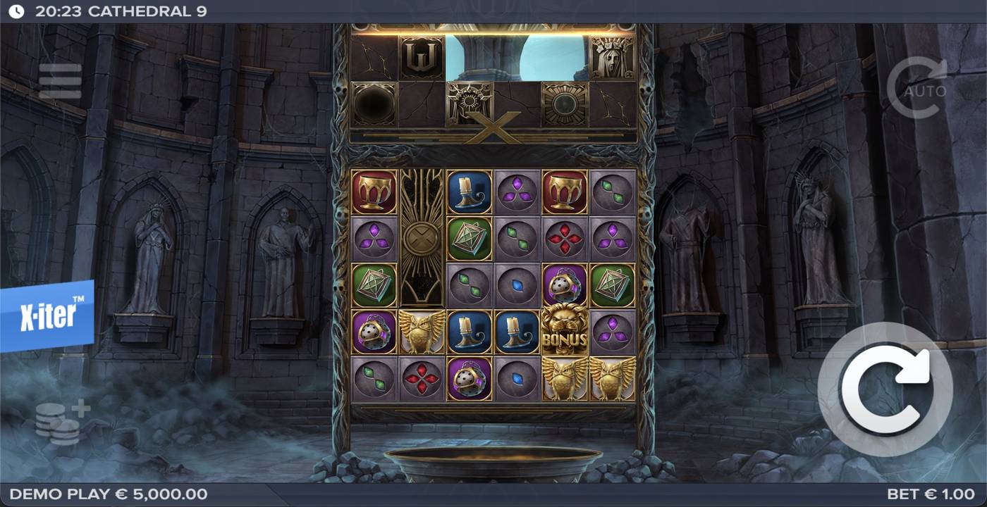 Cathedral 9: image of main menu