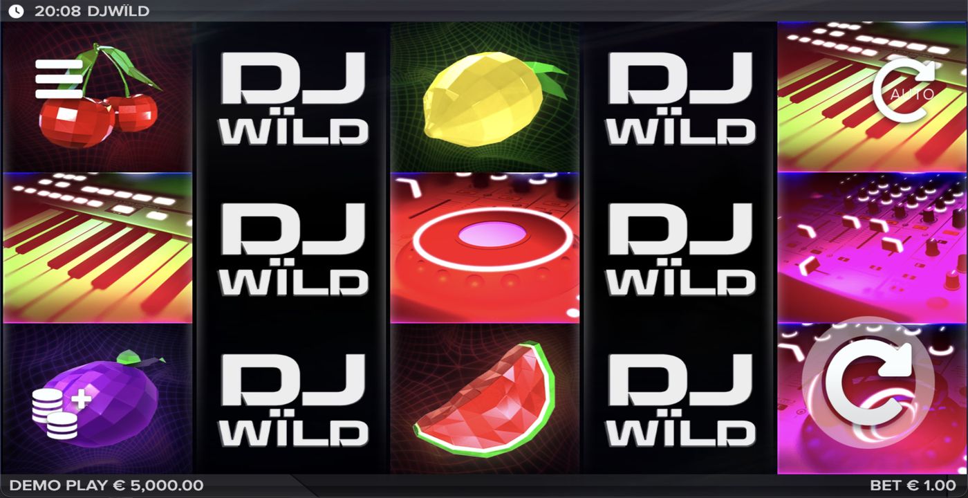 DJ WÏLD: image of main menu