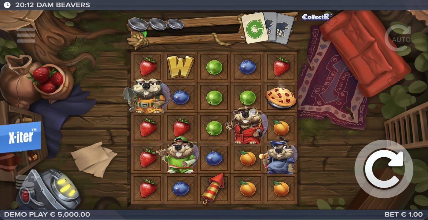 Dam Beavers: image of main menu