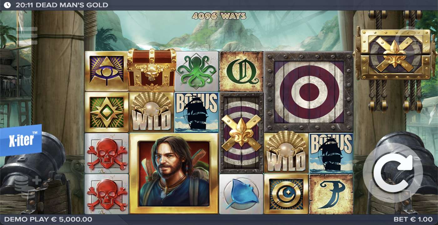 Dead Mans Gold: image of main menu