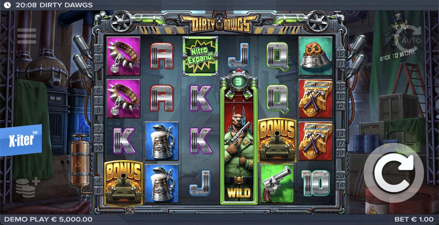 Dirty Dawgs of Nitropolis: image of main menu