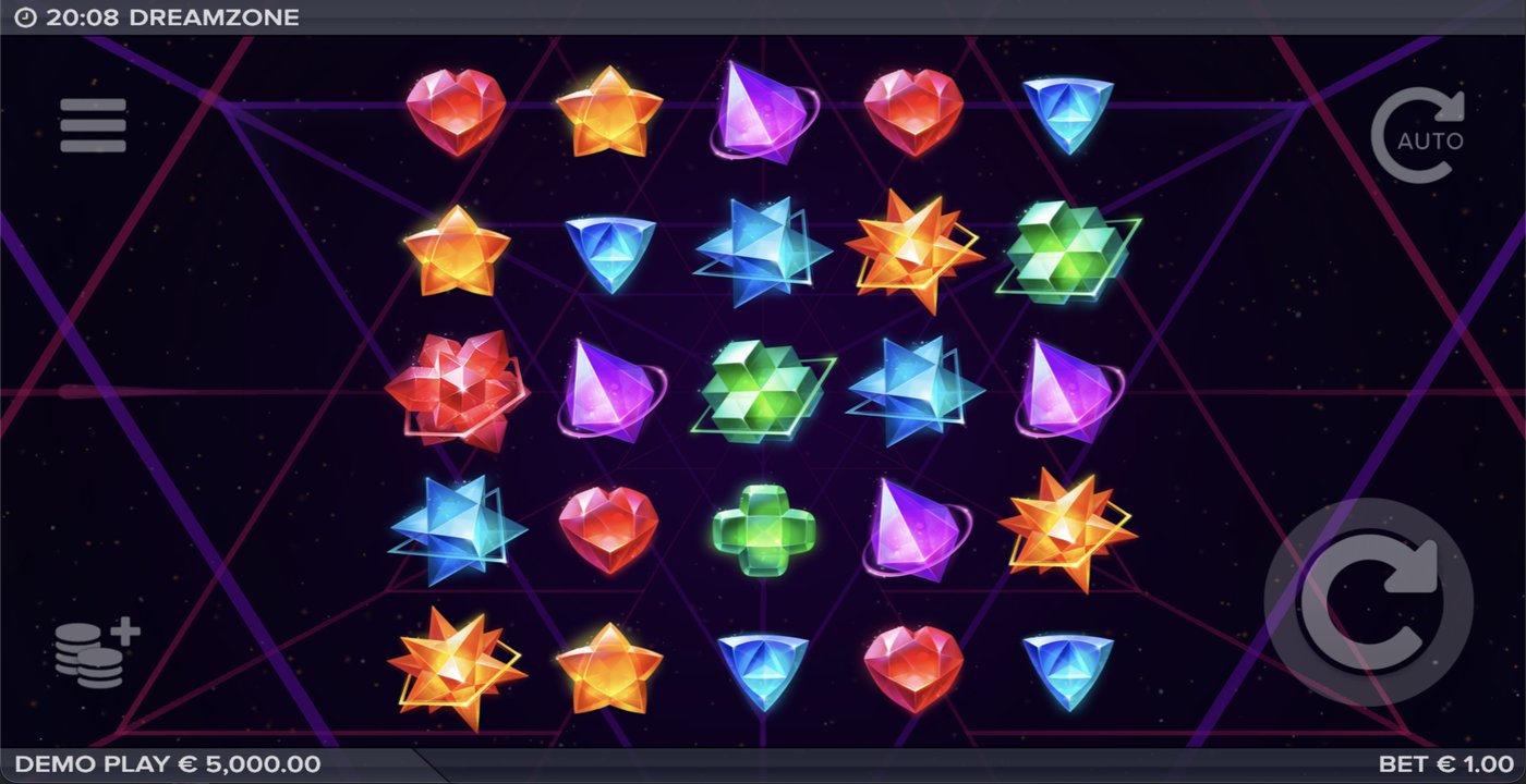Dreamzone: image of main menu