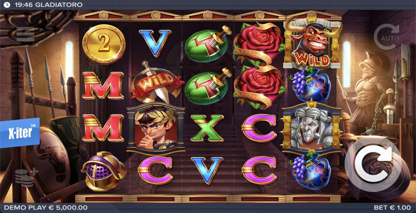 Gladiatoro: image of main menu