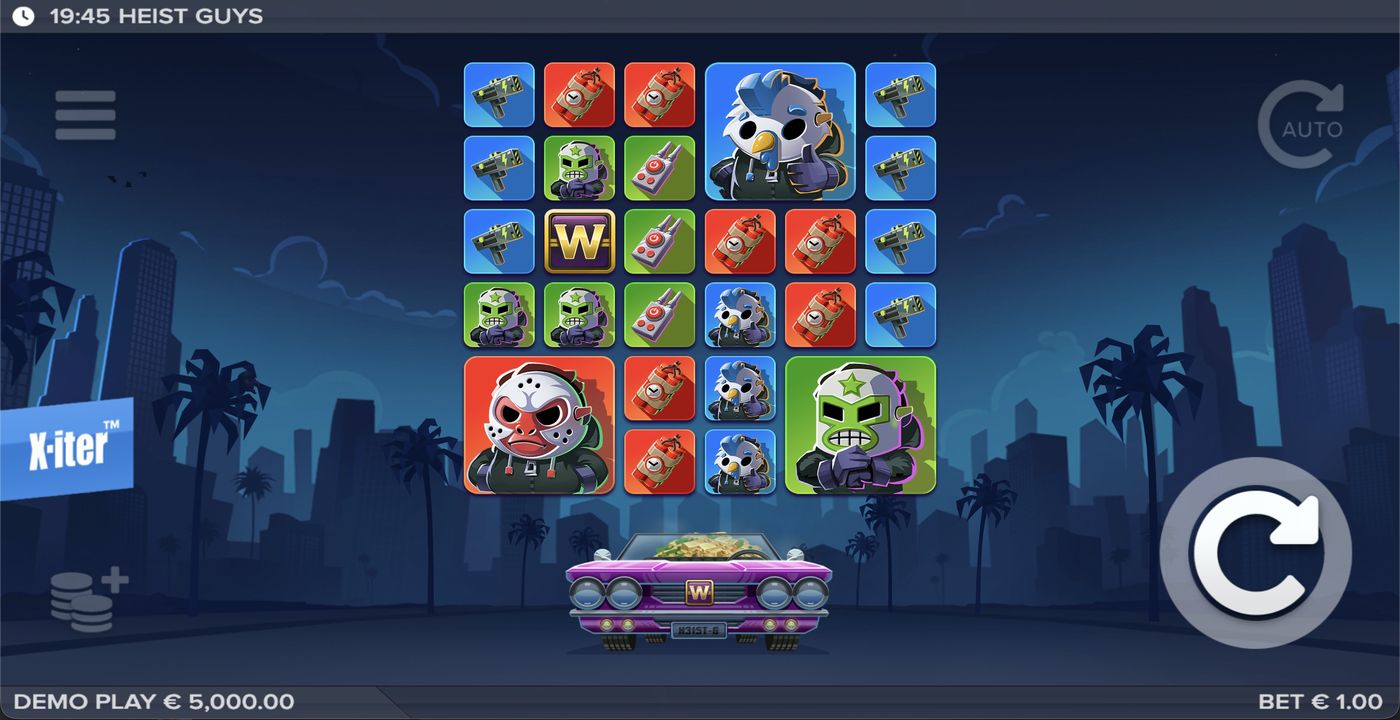 Heist Guys: image of main menu