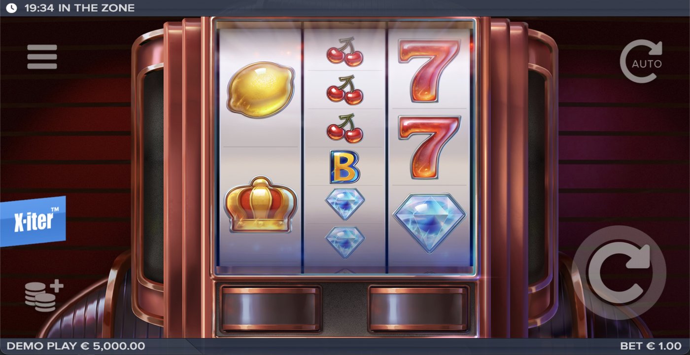 In the Zone: image of main menu