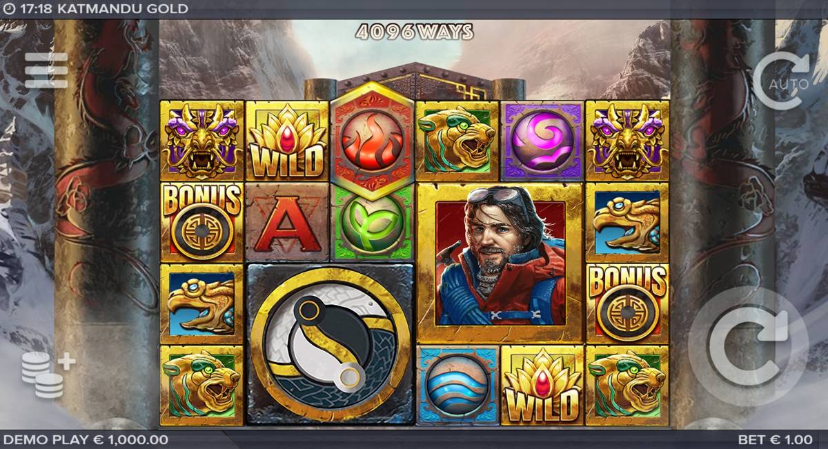 Katmandu Gold: image of main menu