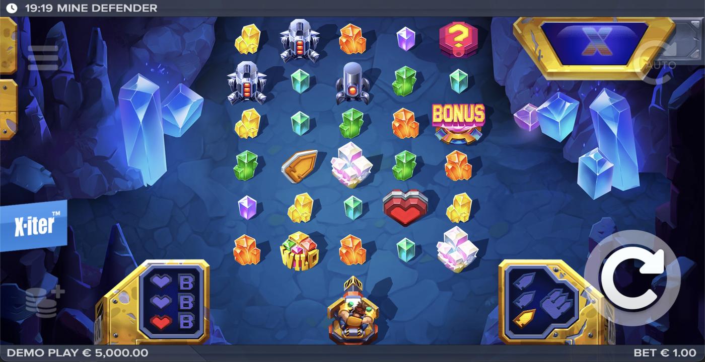 Mine Defender: image of main menu