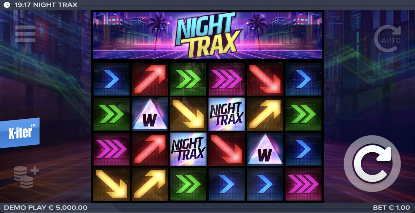 Night Trax: image of main menu