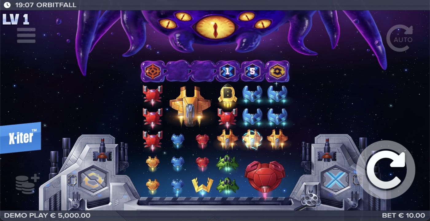 Orbitfall: image of main menu