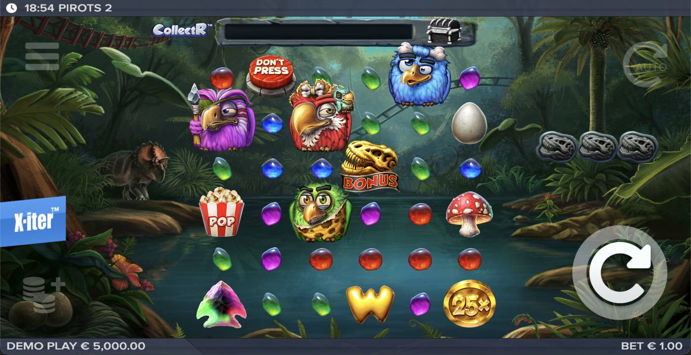 Pirots 2: image of main menu