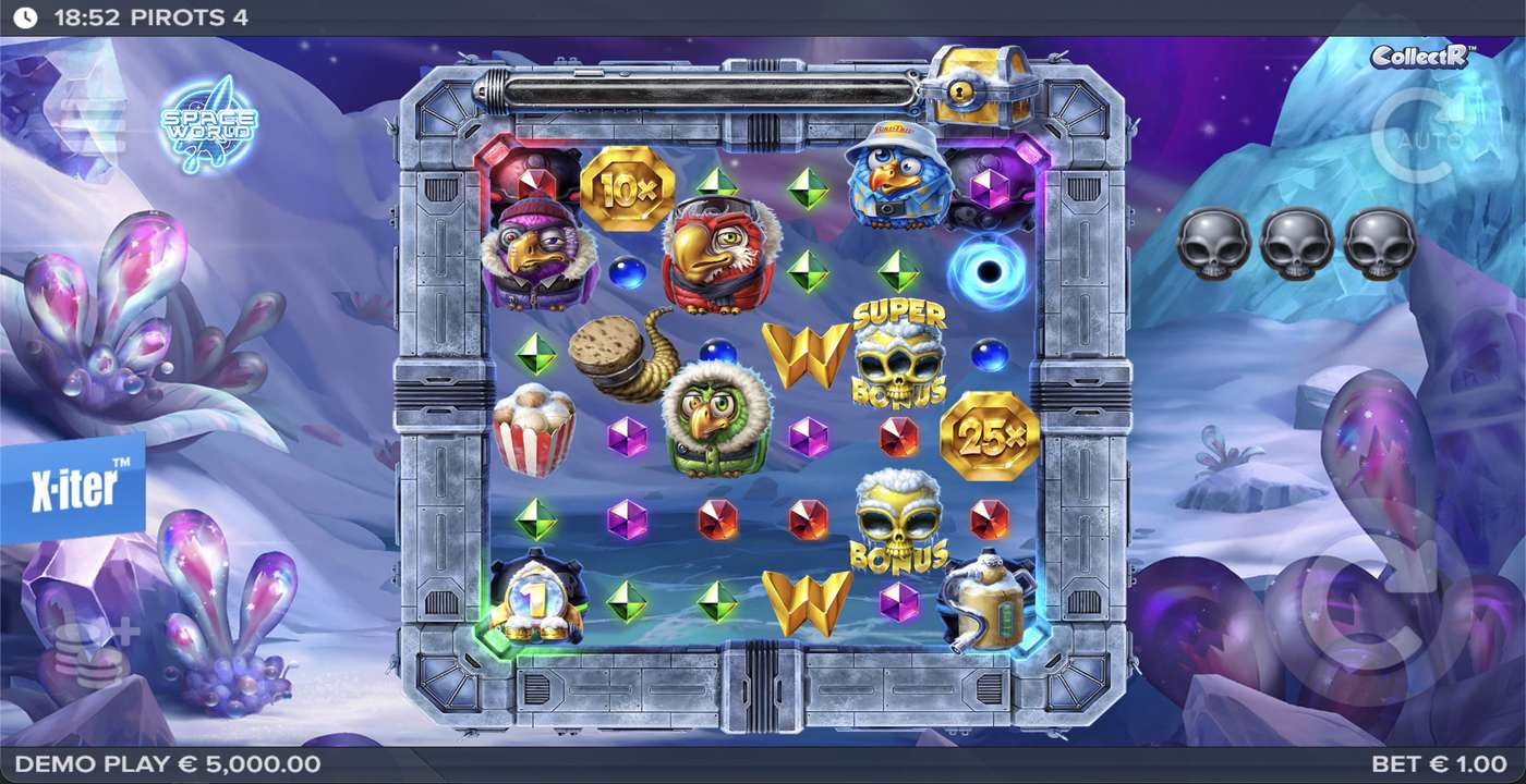 Pirots 4 - Frozen Fury: image of main menu