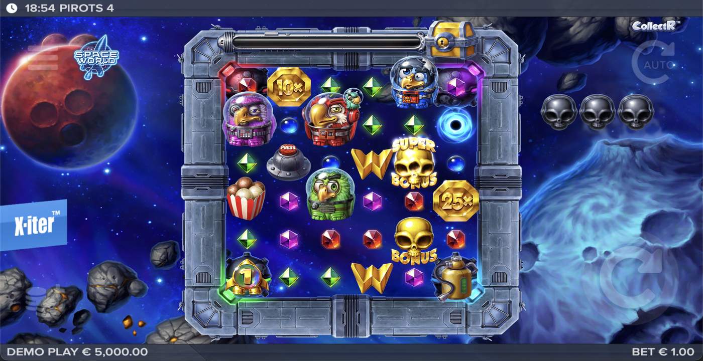 Pirots 4: image of main menu