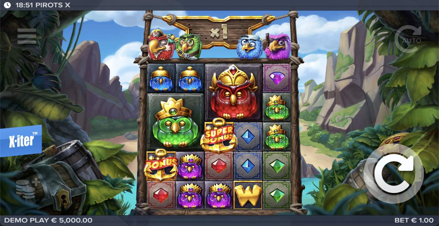 Pirots X: image of main menu
