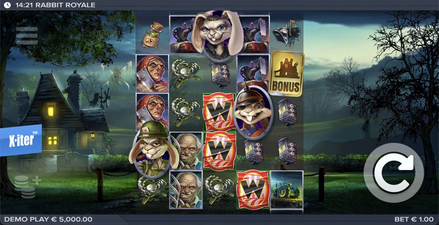 Rabbit Royale: image of main menu